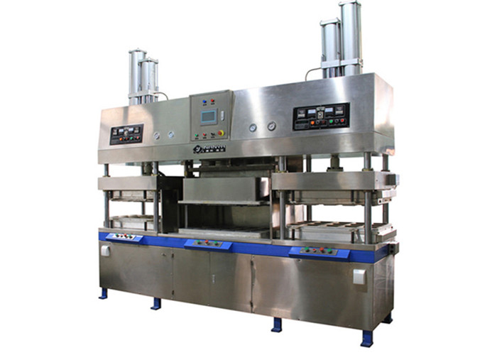 De semi Automatische Papierpulp vormde Papierplaat Makend Machine voor Voedselcontainer 700 PCs/Uur